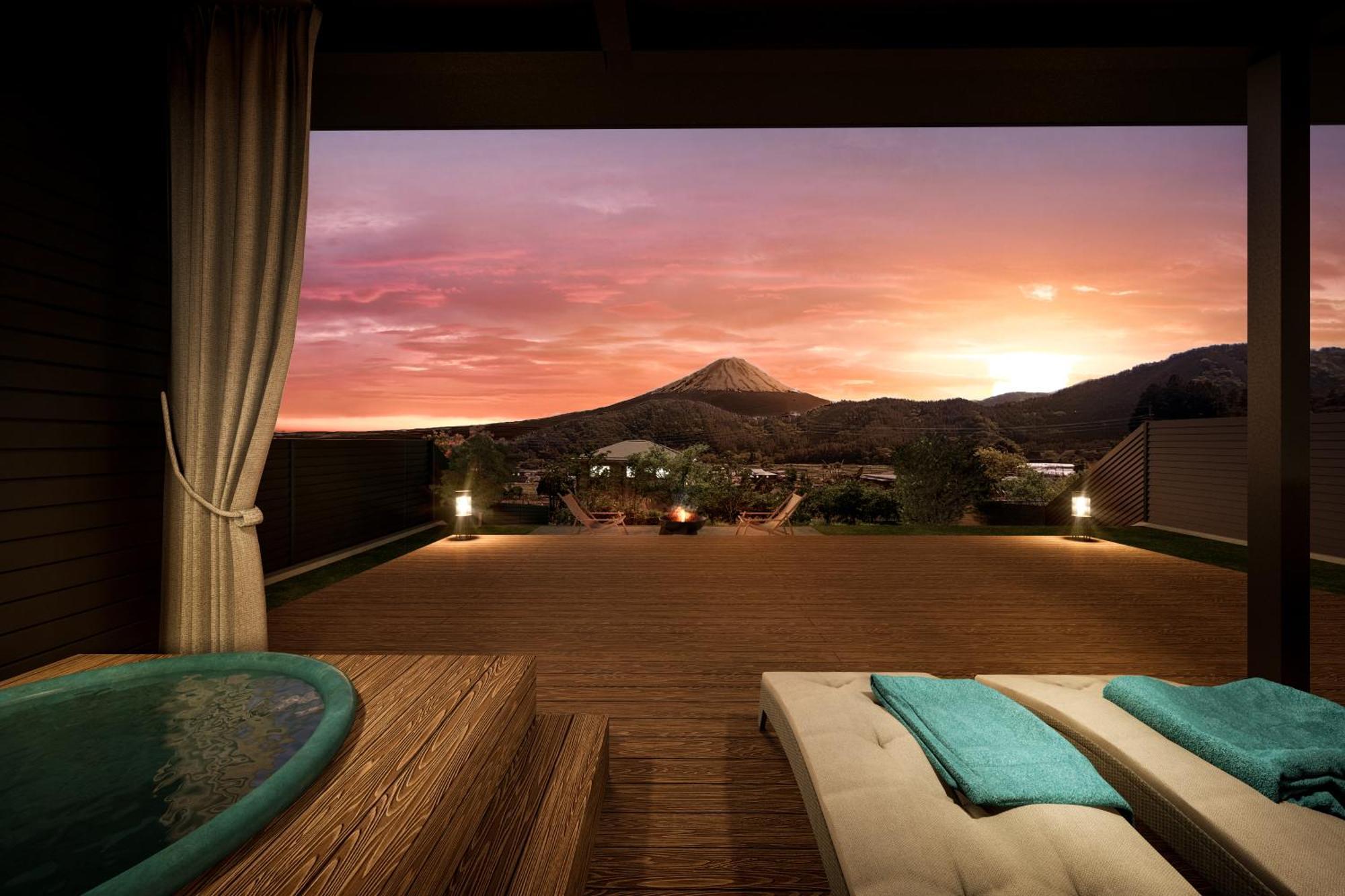 Fuji View And Spa Resort Tsumugi Kawaguchiko Fujikawaguchiko Buitenkant foto